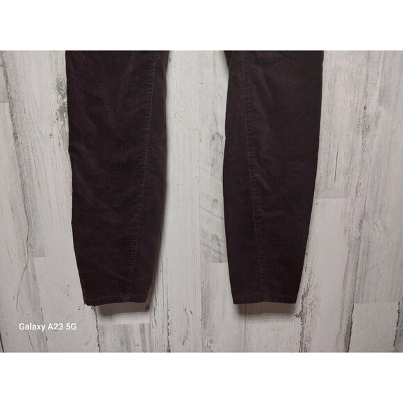 Kut from the Kloth Trouser Skinny Pants Womens Plum Purple Velvet Size 6 - Picture 4 of 7